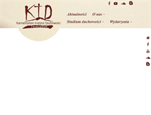 Tablet Screenshot of kid.edu.pl